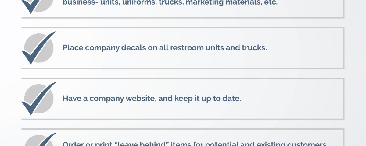 Portable Restroom Branding & Marketing Checklist