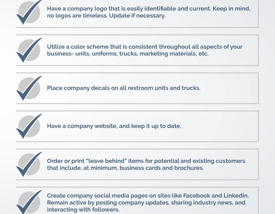 Portable Restroom Branding & Marketing Checklist