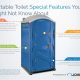 Portable Toilet Special Features You Might Not Know About