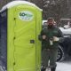 Ever Seen a Porta-Potty on Skis