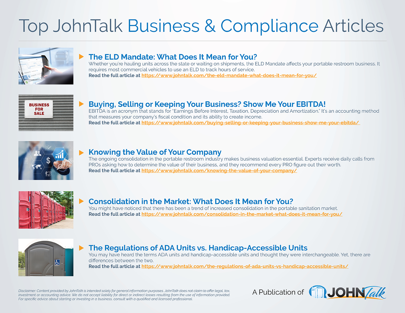 Top JohnTalk Business & Compliance Articles