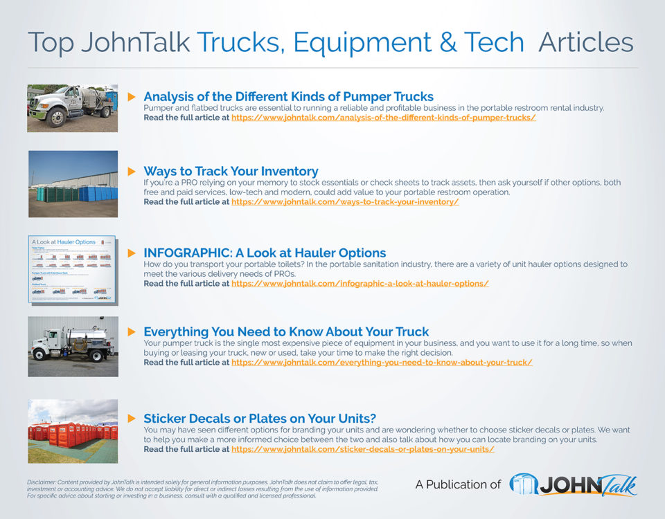 Top JohnTalk Trucks, Equipment & Tech Articles