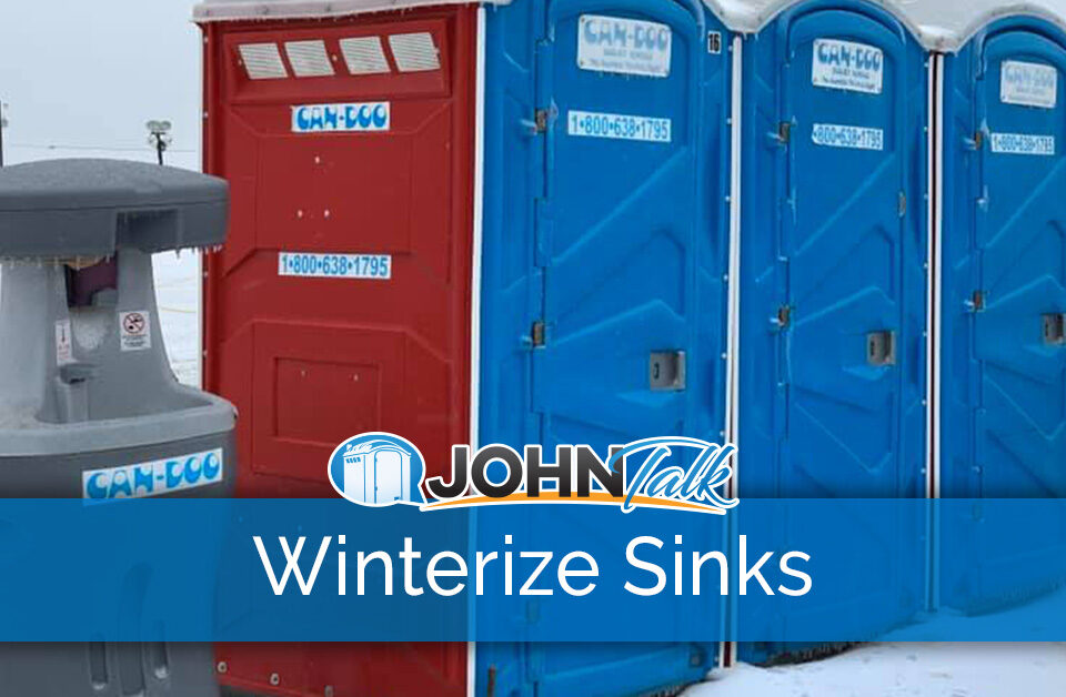 How to Winterize Portable Sinks