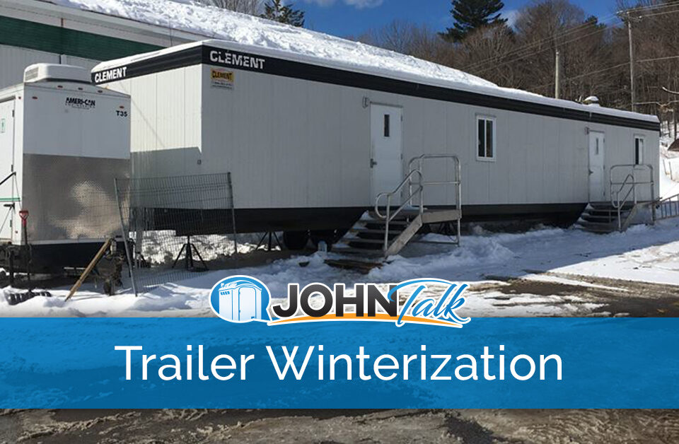 How to Prepare a Restroom Trailer for the Winter Months