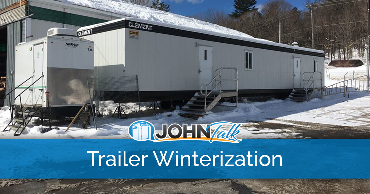 How to Prepare a Restroom Trailer for the Winter Months
