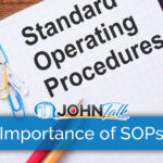 A pad of paper that says Standard Operating Procedures on it
